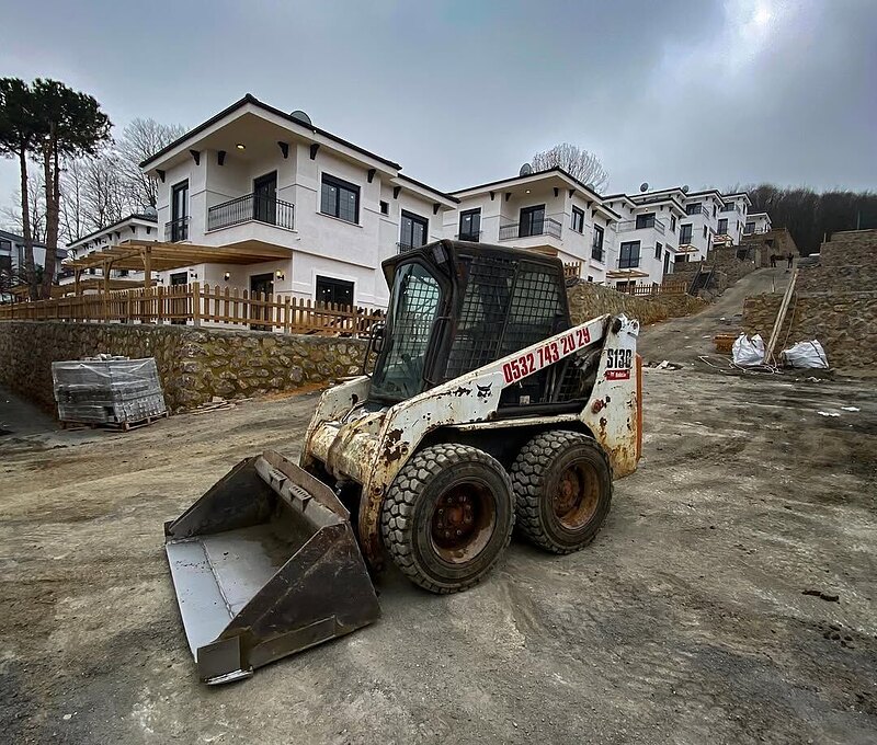 Kiralık Bobcat ile kazı ve dolgu çalışması